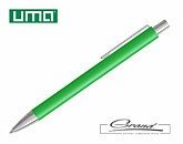 Ручка шариковая металлическая «Groove», зеленая