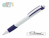 Ручка шариковая «Stem», белая с фиолетовым