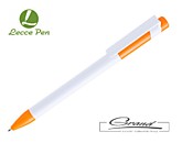 Ручка шариковая «Mava», белый/оранжевый