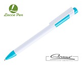 Ручка шариковая «Mava», белый/бирюзовый