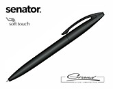 Ручка шариковая «Bridge Soft Touch», черная