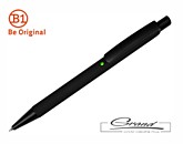 Ручка металлическая шариковая «ENIGMA», черная с зеленым