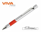 Ручка шариковая «Eve Silver», серебро с красным