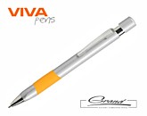 Ручка шариковая «Eve Silver», серебро с желтым
