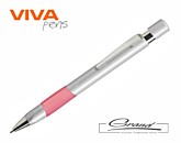 Ручка шариковая «Eve Silver», серебро с розовым