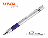 Ручка шариковая «Eve Silver», серебро с фиолетовым