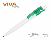 Ручка шариковая «Maxx White Bis», белая с зеленым