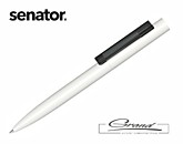 Ручка шариковая «Headliner Polished Basic», белая с черным