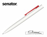 Ручка шариковая «Headliner Polished Basic», белая с красным