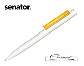 Ручка шариковая «Headliner Polished Basic», белая с желтым