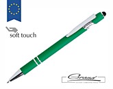 Ручка шариковая со стилусом «LEKOR», зеленая