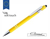 Ручка шариковая со стилусом «LEKOR», желтая