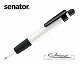 Ручка шариковая «Big Pen Polished», белая с черным