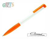 Ручка шариковая «Astro», белая с оранжевым