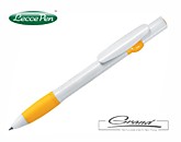 Ручка шариковая «Allegra», белая с желтым