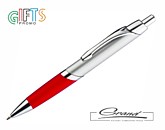 Ручка шариковая «Cover Silver», красная с серебром