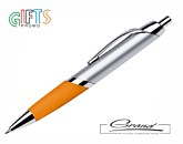 Ручка шариковая «Cover Silver», оранжевая с серебром