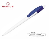 Ручка «Vista White», белая с синим
