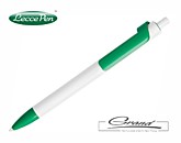 Ручка шариковая «Forte», белая с зеленым