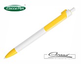 Ручка шариковая «Forte», белая с желтым