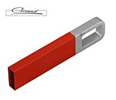 USB-флешка с карабином «Hook», красная