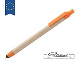 Эко-ручка шариковая «Tempe touch» из бумаги, оранжевая