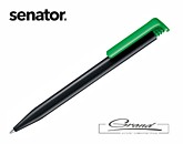 Ручка шариковая «Super Hit Recycled», черная с зеленым