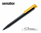 Ручка шариковая «Super Hit Recycled», черная с желтым
