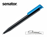 Ручка шариковая «Super Hit Recycled», черная с голубым