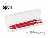 Набор «Pin Soft Touch»: ручка и карандаш, красный