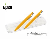 Набор «Pin Soft Touch»: ручка и карандаш, желтый