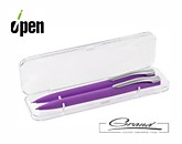 Набор «Pin Soft Touch»: ручка и карандаш, фиолетовый