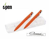 Набор «Pin Soft Touch»: ручка и карандаш, оранжевый