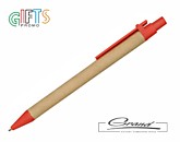 Эко-ручка из картона «Compo», красная