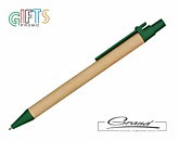 Эко-ручка из картона «Compo», зеленая