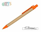 Эко-ручка из картона «Compo», оранжевая
