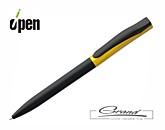 Ручка шариковая «Pin Fashion», черная с желтым