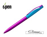 Ручка шариковая «Pin Fashion», розовая с голубым