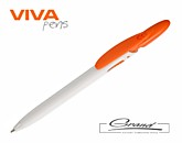 Ручка шариковая «Rico White», белая с оранжевым