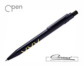 Ручка шариковая «Will», черная с желтым