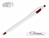 Ручка шариковая «Laura», белая с красным
