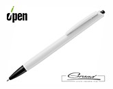 Ручка шариковая «Tick», белая с черным