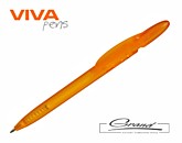 Ручка пластиковая шариковая «Rico Color», оранжевая