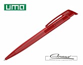 Ручка «Recycled Pet Pen Transparent», красная