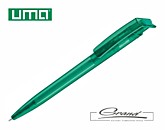 Ручка «Recycled Pet Pen Transparent», темно-зеленая