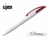 Ручка шариковая «Bento», белая с красным