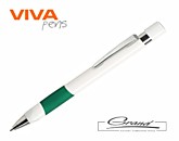 Ручка шариковая «Eve», белая с зеленым