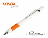 Ручка шариковая «Eve», белая с оранжевым