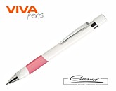 Ручка шариковая «Eve», белая с розовым