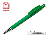 Ручка шариковая «Next», покрытие soft-touch, зеленая